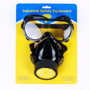 插卡式包装单罐防毒面具护目镜两件套