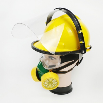  New arrival safety helmet set with protective visor chemical mask and goggles	