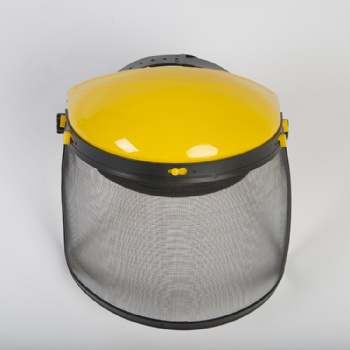  Safety face shield with ultra-lightweight steel mesh shield	