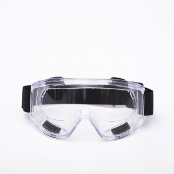  Resists particles and liquid splashing pvc frame seals tightly transparent safety goggles	