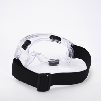  Resists particles and liquid splashing pvc frame seals tightly transparent safety goggles	