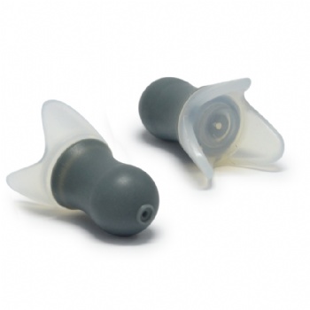  New Type Airplane Travelling Reusable Silicone Earplug Ear Plugs With Case	